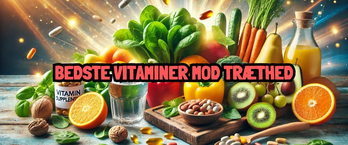 Bedste vitaminer mod træthed - 6 anbefalinger der virker